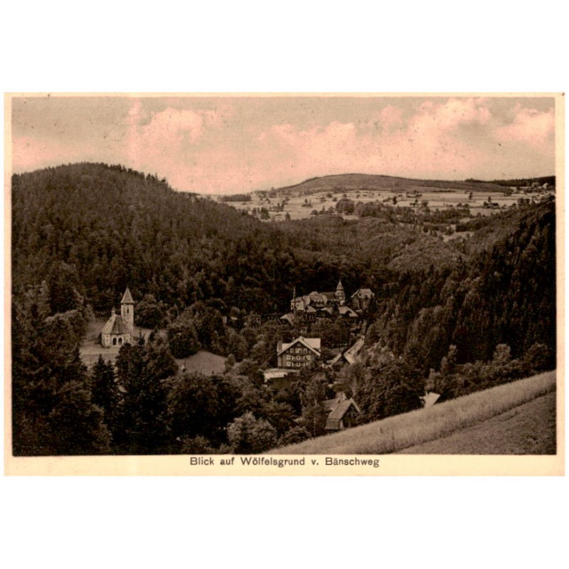 Blick auf Wölfelsgrund v. Bänschweg