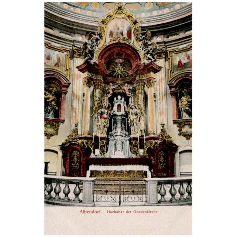 Albendorf. Hochaltar der Gnadenkirche.