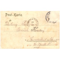 Pozdrav z Vámbeřic. Kostel. Stavba Andélu.