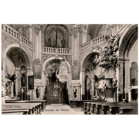 Inneres der Kirche. Vnitrěk kostela.