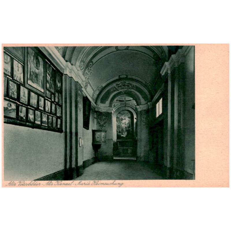 Alte Votivbilder-Alte Kanzel-Mariä Heimsuchung / Rewers: Wallfahrtkirche U. L. Fr. von Albendorf Grafschaft Glatz