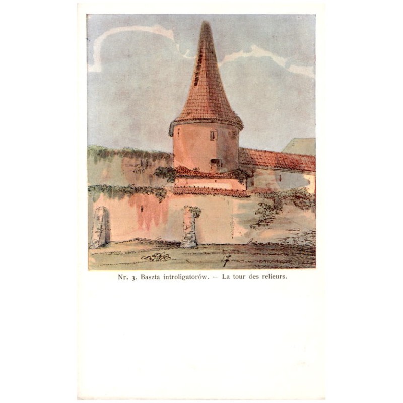 Nr. 3. Baszta introligatorów. - La tour des relieurs.
