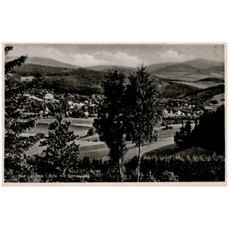 Bad Landeck i. Schl. mit Schneeberg