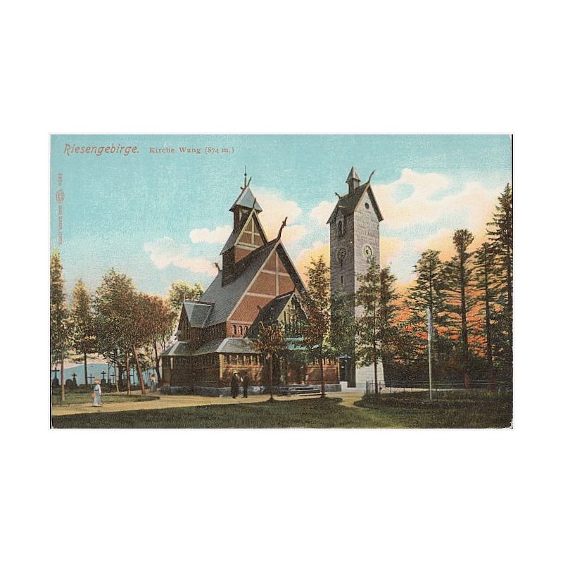 Riesengebirge. Kirche Wang (874 m.)