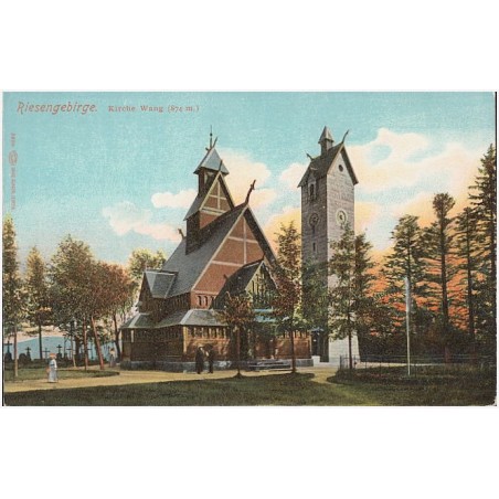 Riesengebirge. Kirche Wang (874 m.)