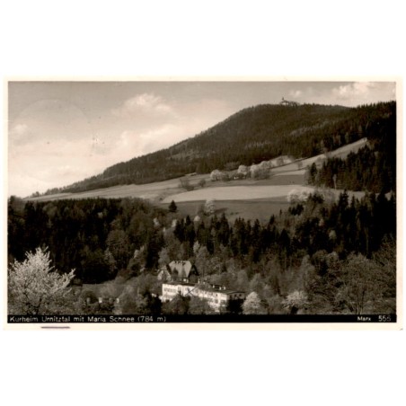 Kurheim Urnitztal mit Maria Schnee (784 m). Marx 555