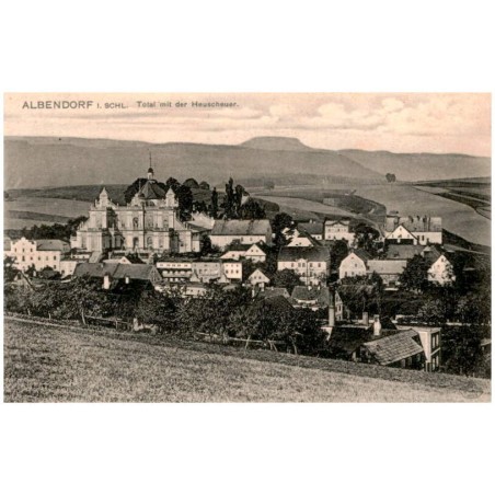 Albendorf i. Schl. Total mit der Heuscheuer.