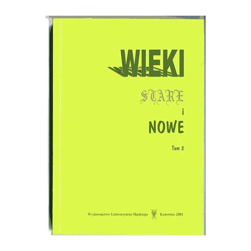 Wieki Stare i Nowe. T. 2 (2001)