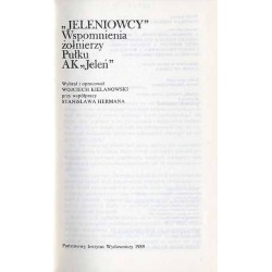 "Jeleniowcy". Wspomnienia żołnierzy Pułku AK "Jeleń"
