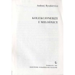 Kolekcjonerzy i miłośnicy