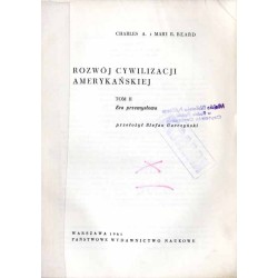 Rozwój cywilizacji amerykańskiej. 2tomy
