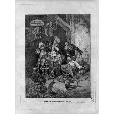 "Do powieści Kraszewskiego "Dola i niedola." .....kasztelanowa weszła śmiało, zbliżyła się do tapczana i popatrzyła długo na twa