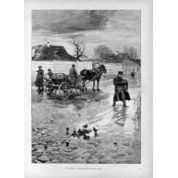 Powrót z targowiska. Kopia obrazu Alfreda Kowalskiego. 94 / "POWRÓT Z TARGOWISKA. Kopia obrazu Alfreda Kowalskiego. 94"