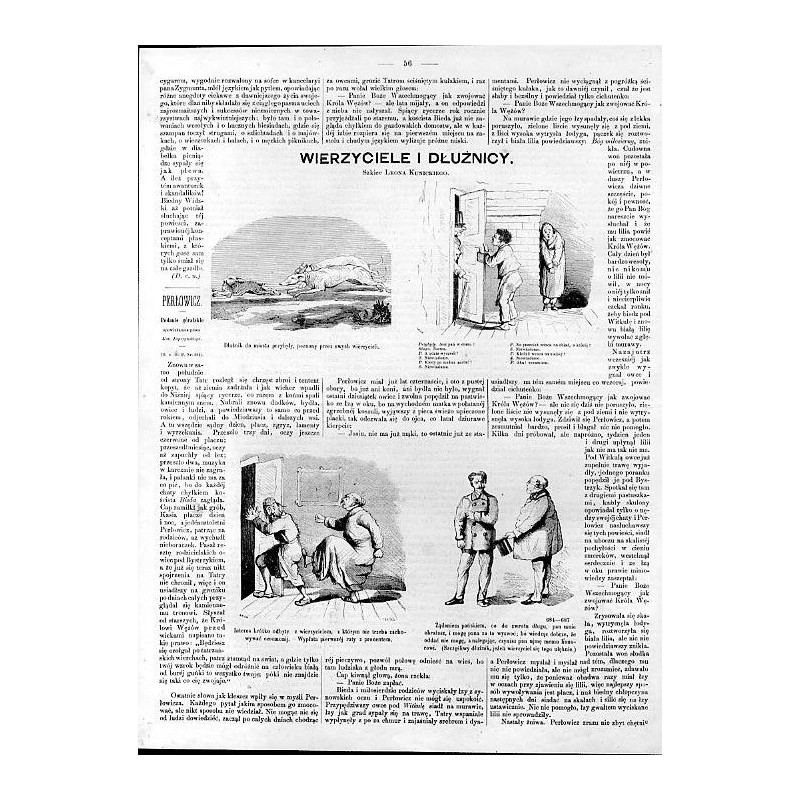 Wierzyciele i dłużnicy. Szkice Leona Kunickiego / "WIERZYCIELE I DŁUŻNICY. Szkice Leona Kunickiego."