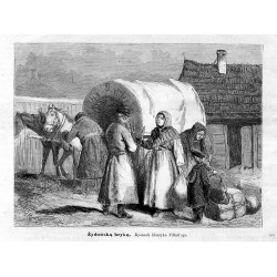 "Żydowską bryką. Rysunek Henryka Pillati'ego. 282"