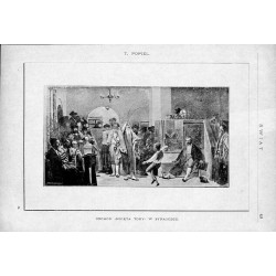 Tadeusz Popiel: Obchód "Święta Tory" w synagodze / "T. POPIEL. OBCHÓD "ŚWIĘTA TORY" W SYNAGODZE."