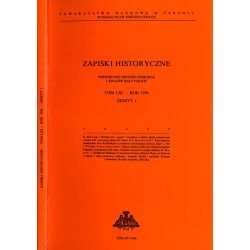 Zapiski Historyczne. Poświęcone historii Pomorza i krajów bałtyckich. T. 61 (1996). Z. 1 / Problem tzw. "wyspy" toruńskiej w świ