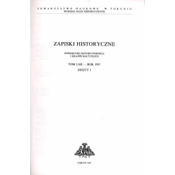 Zapiski Historyczne. Poświęcone historii Pomorza i krajów bałtyckich. T. 62 (1997). Z. 1 / Topografia i hodonomastyka Nowego Mia