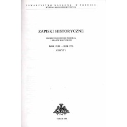 Zapiski Historyczne. Poświęcone historii Pomorza i krajów bałtyckich. T. 62 (1997). Z. 4 / Współpraca i dążenia ku jedności Skan