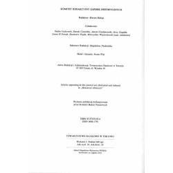 Zapiski Historyczne. Poświęcone historii Pomorza i krajów bałtyckich. T. 62 (1997). Z. 4 / Współpraca i dążenia ku jedności Skan
