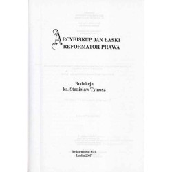 Arcybiskup Jan Łaski reformator prawa
