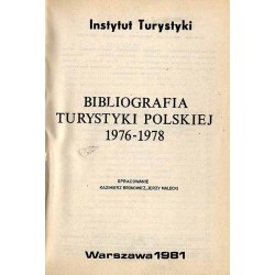 Bibliografia turystyki polskiej 1976-1978. Cz. 1-2 w 2 woluminach