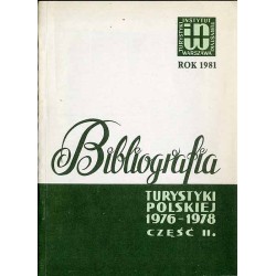 Bibliografia turystyki polskiej 1976-1978. Cz. 1-2 w 2 woluminach