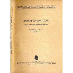 Zapiski Historyczne. Kwartalnik poświęcony historii Pomorza. T. 27 (1962). Z. 1 / Z zagadnień spekulacji i nadużyć w handlu żywn
