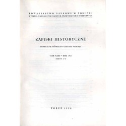 Zapiski Historyczne. Kwartalnik poświęcony historii Pomorza. T. 23 (1957). Z. 1-3 / Kronika Galla / Gdańskie miary zbożowe w XVI