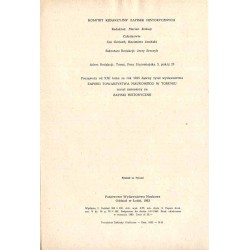 Zapiski Historyczne. Kwartalnik poświęcony historii Pomorza. T. 28 (1963). Z. 1 / Korektura do dziejów gimnazjum toruńskiego / S