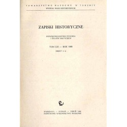 Zapiski Historyczne. Poświęcone historii Pomorza i krajów bałtyckich. T. 53 (1988). Z. 3-4 / Stosunek społeczeństwa Pomorza Zach