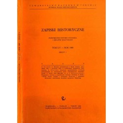 Zapiski Historyczne. Poświęcone historii Pomorza i krajów bałtyckich. T. 54 (1989). Z. 1 / Miejsce konfederacji z Walk (Valga) (