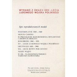 Medale pamiątkowe i okolicznościowe Ludowego Wojska Polskiego / fot. Tadeusz Biliński