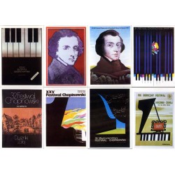 Festiwal Chopinowski w plakacie / Jan Jaromir Aleksiun Stanisław M. Brzezicki "Sacha" Jarosław Jasiński Stanisław Kluska Eug