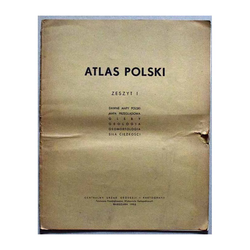 Atlas Polski. 4t. w 4 tekach.