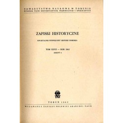 Zapiski Historyczne. Kwartalnik poświęcony historii Pomorza. T. 27 (1962). Z. 2 / Wykopalisko toruńskie brakteatów krzyżackich /
