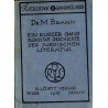 Ein kurzer Gang durch die Geschichte der jüdischen Literatur
