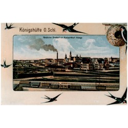 "Königshütte O. Schl. Nördlicher Stadtteil mir Schlachthof -Anlage"