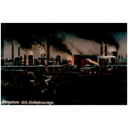 "Königshütte, O./S. Hochofenanlage."