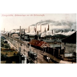 "Königshütte, Hüttenanlage von der Hütttenstraße"