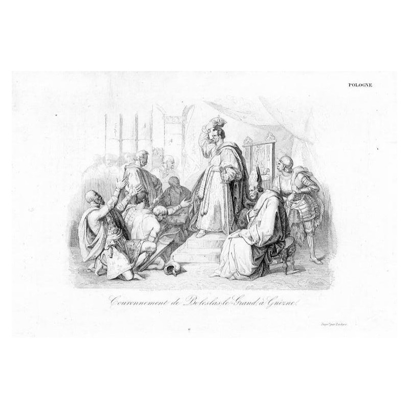 "Couronnement de Boleslas-le-Grand, à Gnèzne."
