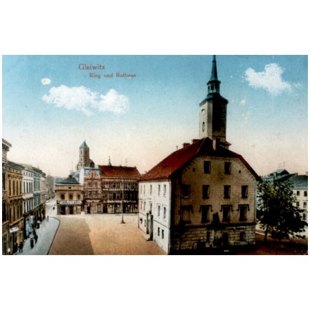 "Gleiwitz Ring und Rathaus"