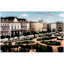 "Königshütte, O.-S. Ring mit Rathaus"