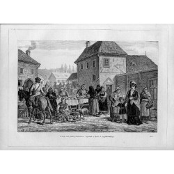 "Targ na partykularzu. Rysunek i układ F. Sypniewskiego. (418)"