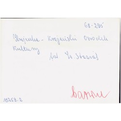 faktycznie Lędyczek / "Krajenka - Krajeński Ośrodek Kultury fot. W. Stasiak 15259-2 barwna 68-295".