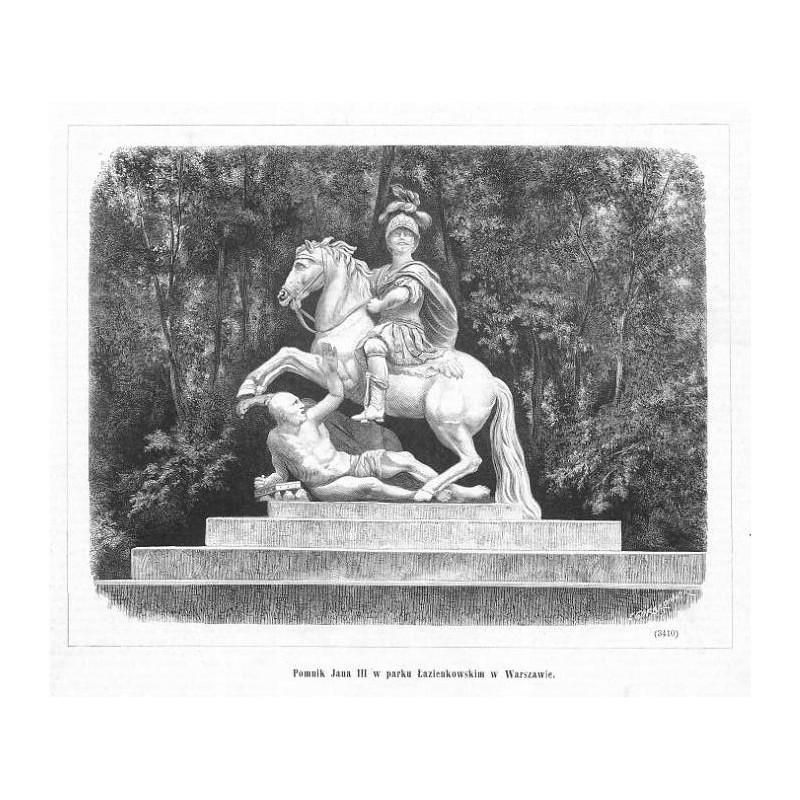 "Pomnik Jana III w parku Łazienkowskim w Warszawie. (3410)"