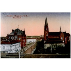 "Rosdzin-Schoppinitz, O.-S. Bahnhofstraße"