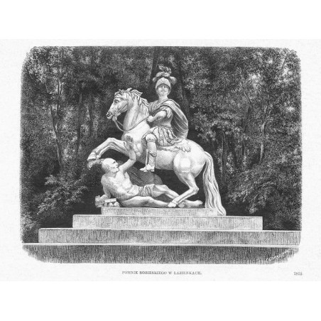 Pomnik Sobieskiego w Łazienkach / "POMNIK SOBIESKIEGO W ŁAZIENKACH. 7973"