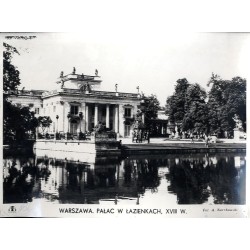 Warszawa. Pałac w Łazienkach, XVIII w. / "WARSZAWA. PAŁAC W ŁAZIENKACH, XVIII W."