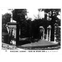 Warszawa. Łazienki - Teatr na Wyspie XVIII w. / "WARSZAWA. ŁAZIENKI -TEATR NA WYSPIE XVIII w."